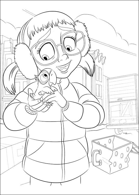 coloriage rio linda achete blu la rencontre